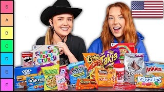 Australians Rank AMERICAN SNACKS [upl. by Atnicaj]