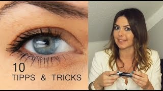 Lange und dichte Wimpern 10 Tipps und Tricks [upl. by Yecaj50]