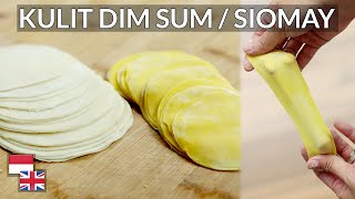 LENTUR amp ANTI Sobek Resep Kulit Dimsum  Siomay DUA Bahan Cukup 100 Sukses [upl. by Mufi]