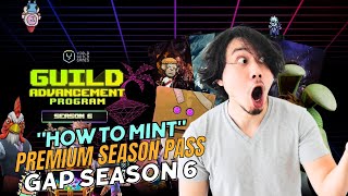 YGG GAP Season 6  How To Mint Premium Season Pass [upl. by Macdonell]