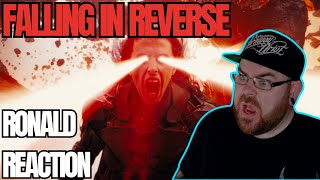 FALLING IN REVERSE quotRONALDquot IS INSANE  REACTION [upl. by Atteynot982]