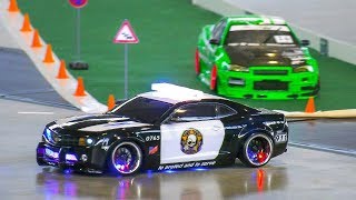 RC MODEL DRIFT CARS IN MOTION RC CHEVROLET CAMARO POLICE DRIFT CAR REMOTE CONTROL [upl. by Chapman]