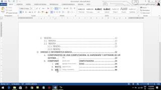 Ejemplo 16 Numeracion y Viñetas en Word [upl. by Evadne]