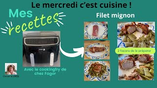 FILET MIGNON À MA FAÇON AVEC MON AIR FRYER [upl. by Yetty]