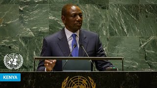 🇰🇪 Kenya  President Addresses United Nations General Debate 79th Session  UNGA [upl. by Sothena]