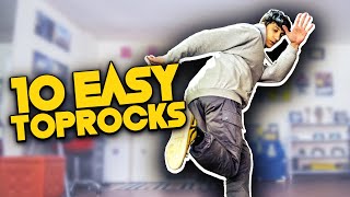 10 Easy Break Dance TOPROCKS for Beginners [upl. by Synn695]