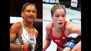 ufcvegas92 Angela Hill vs Luana Pinheiro [upl. by Karee]