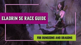 Eladrin 5e  Ultimate Race Guide for Dungeons and Dragons [upl. by Rosie]