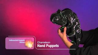 Folkmanis® Chameleon Puppet Demo [upl. by Hallimaj]