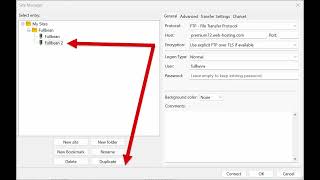 Filezilla Setup and Creation of Subdirectory Launch Tabs [upl. by Myer567]