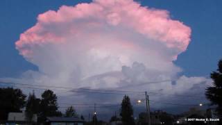 Cumulonimbus en desarrollo 22 de Febrero 2017 [upl. by Hamilton]