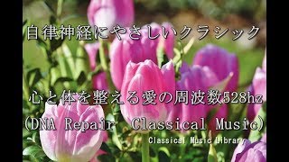 自律神経にやさしいクラシック 愛の周波数528hz（DNA Repair Classical Music） [upl. by Tennies]