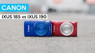 Canon PowerShot ELPH 180 vs Canon PowerShot ELPH 190  IXUS 185 vs IXUS 190 cheap vlogging camera [upl. by Essiralc]