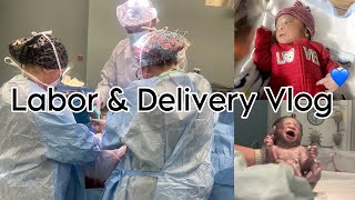 Labor amp Delivery Vlog 🤰🏾👶🏾 🥰 💙 [upl. by Castro]