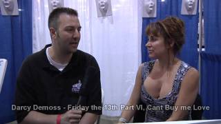 Darcy Demoss  Friday the 13th Cant Buy me Love Celebrity Interview [upl. by Goerke58]