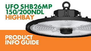 HIGHBAYS  product info guides UFOSHB23MP200TC [upl. by Nowell]