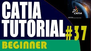 37 CATIA Beginner Tutorial Stiffener [upl. by Rihat62]