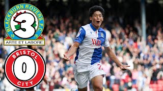 YUKI OHASI DOUBLE  BLACKBURN ROVERS 3 BRISTOL CITY 0 REACTION [upl. by Naerol]