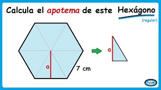 Apotema de un hexágono [upl. by Melton66]