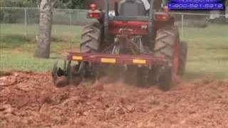 How to  Disc Harrow a Garden Tractor 3pt Hitch [upl. by Bennet]