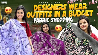 Designers Wear Fabrics On a Budget Fabric Shopping At Noor Nagar Party Wear CollectionDivya Vlogs [upl. by Adnarom]