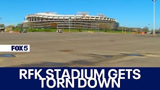 RFK Stadium gets green light to be torn down [upl. by Nyladnor]