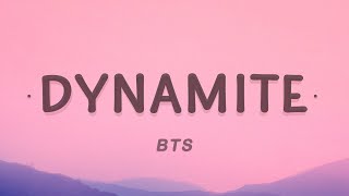 BTS  Dynamite Lyrics [upl. by Anitnuahs]