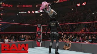 WWE 2K19 RAW LIV MORGAN WTHE RIOTT SQUAD VS TAMINA WNIA JAX [upl. by Eyatnod]