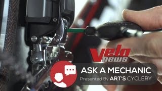 Ask a Mechanic How to Setup Di2 Front Derailleurs [upl. by Lynda]