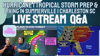 Living in Summerville amp Charleston South Carolina  QampA about Living Here  Tropical Storm Debby [upl. by O'Callaghan]