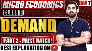 Microeconomics  Demand  Chapter 3  Part 2 [upl. by Assehc]