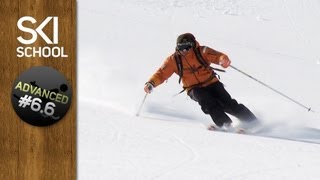 How To Ski Powder  Advanced Ski Lesson 66 [upl. by Annalla]