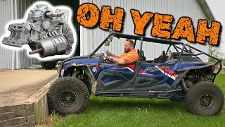 RZR XP1K Gets A SuperATV Geared Reverse Transmission amp We Visit Crash City Off Road For A Clutch Kit [upl. by Veator]