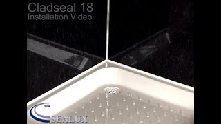 Installing Cladseal for PVC Shower Wall Panels [upl. by Ardien]