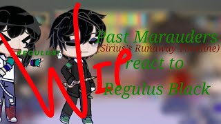 PAST MARAUDERS REACT TO REGULUS RUNAWAY TIMELINE MY AUWIPNOT FINISHED [upl. by Biel]