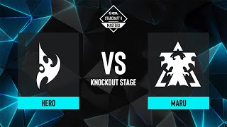 herO vs Maru  ESL SC2 Masters Winter 2023 Finals  Knockout Stage [upl. by Siryt]