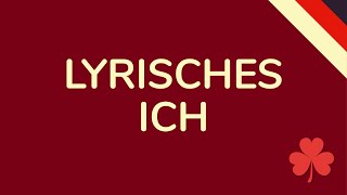 Lyrisches Ich  schnell amp einfach erklärt animiert 🇩🇪 [upl. by Gerlac562]