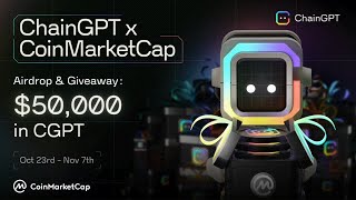 AIRDROP ChainGPT CGPT НА COINMARKETCAP  АИРДРОП КРИПТОВАЛЮТЫ  РАЗДАЧА ОТ КОИНМАРКЕТКАП [upl. by Eiraminot663]