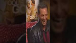 Matthew McConaughey loses it during interview [upl. by Neira]