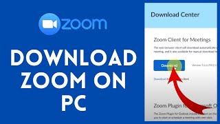 How to Download Zoom App on LaptopPC  Install Zoom on Windows 2024 [upl. by Garzon]