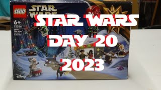 LEGO STAR WARS 2023 ADVENT CALENDAR DAY 20 [upl. by Auhsuoj287]