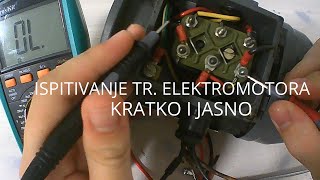 Kako ispitati trofazni elektromotor [upl. by Anegroeg]