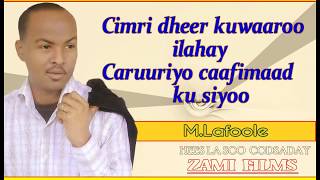 Naftu Doqonsanaa by Cabdinaasir Macalin WLyrics [upl. by Cassius]