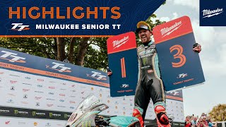 Milwaukee Senior TT  Highlights  2023 Isle of Man TT Races [upl. by Alih711]