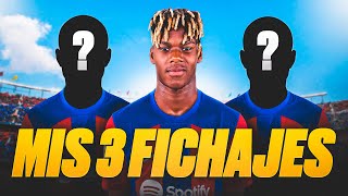 MI TOP 3 FICHAJES PARA EL BARÇA [upl. by Charleton880]