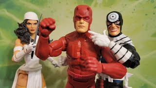 Marvel Legends Daredevil Three Pack Unboxing and Review [upl. by Merell508]