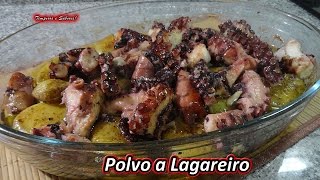 POLVO A LAGAREIRO fácil receita em português [upl. by Hsan178]