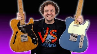 Thinline Telecaster vs Telecaster  Harley Benton TE69TL vs TE62CC which is best value for money [upl. by Garling]