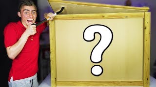 WE BOUGHT A GIANT GAME CRATE WHATS INSIDE IT unboxing iphone 11 FUN TOY BOX OPENING [upl. by Aciraj]