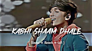 Kabhi Shaam Dhale New Song Slowed×ReverbLofi Jaani  Mohammad Faiz  Siddharth Gupta Divya Kalia [upl. by Elfrida]